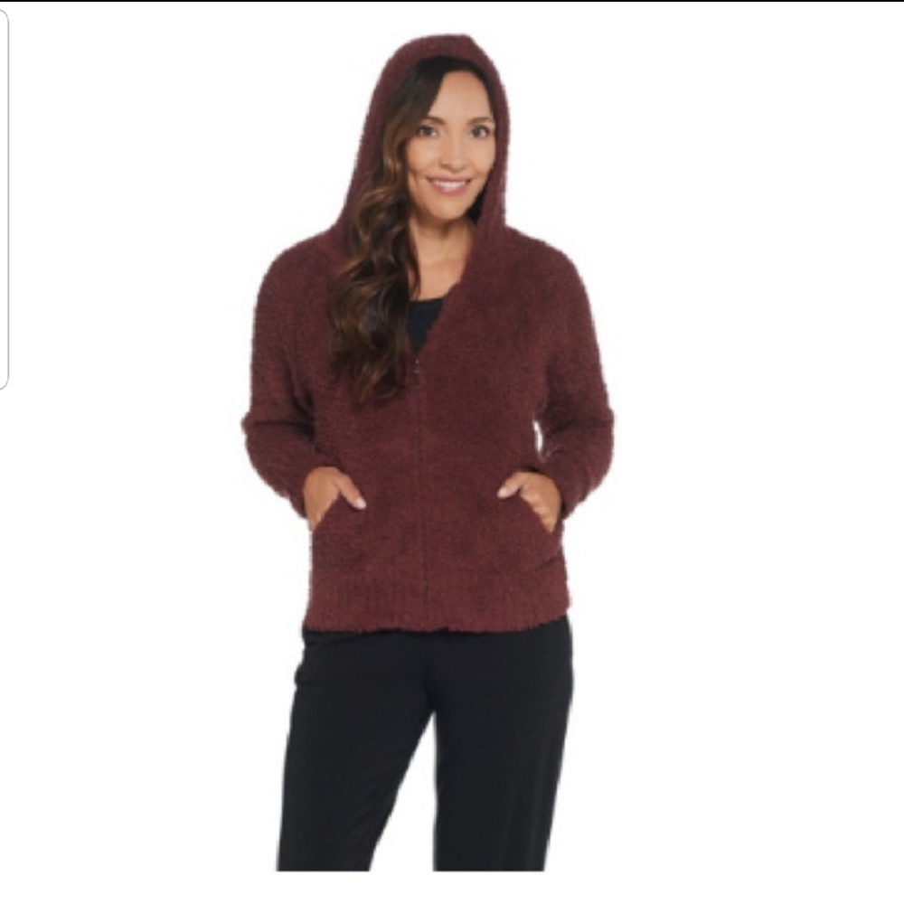 Barefoot Dreams Cozy Chic Zip Up Hoodie XL